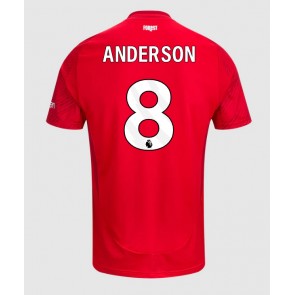 Nottingham Forest Elliot Anderson #8 Hjemmebanetrøje 2024-25 Kort ærmer